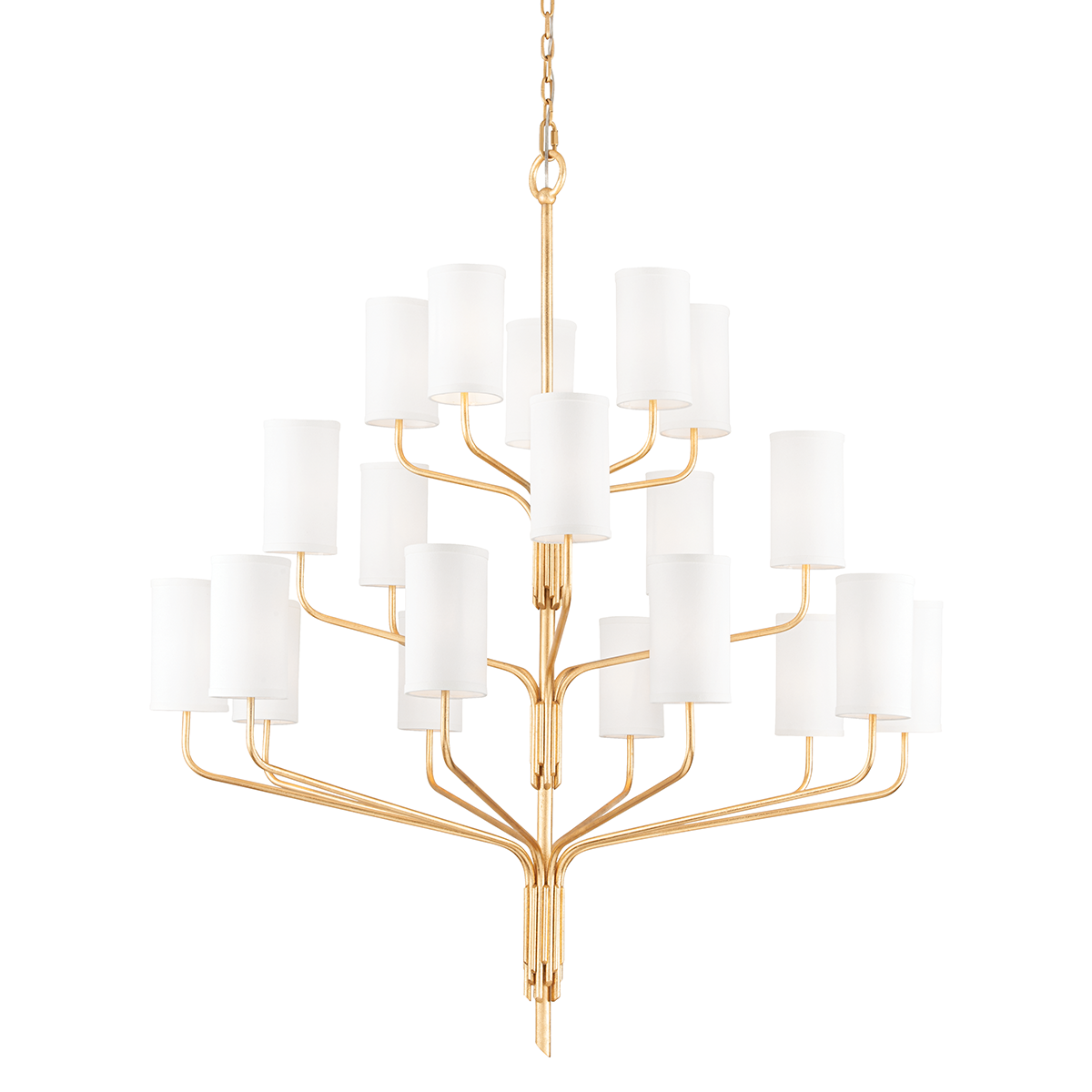 Juniper Chandelier - 20-Light - Gold Leaf - Troy Lighting F61620-GL