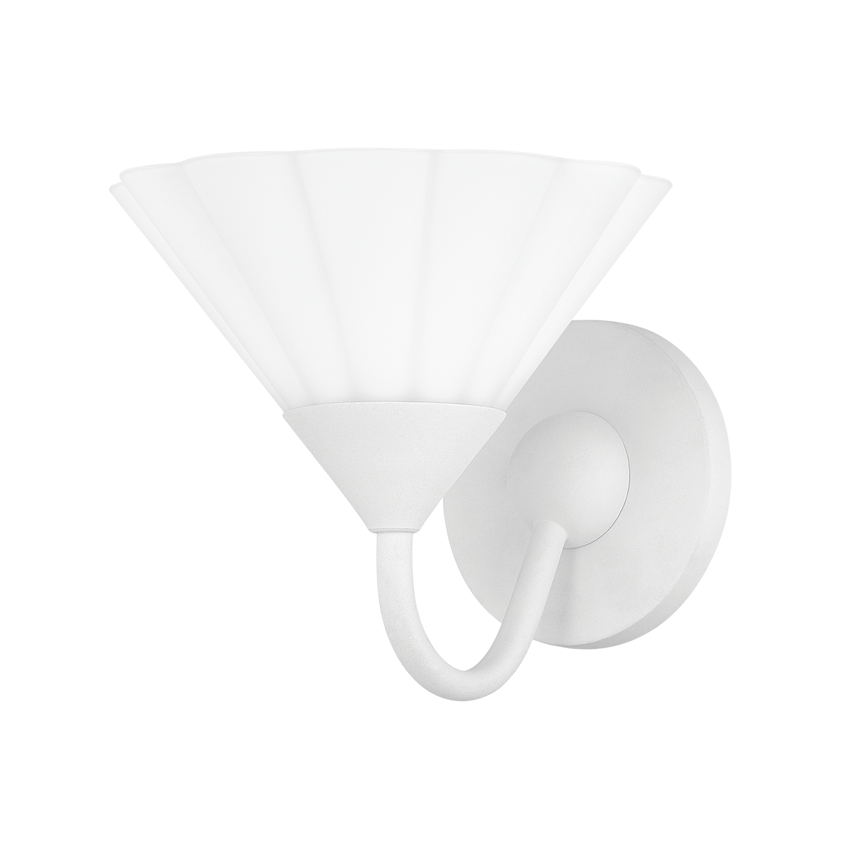 Kelsey Wall Sconce - 1-Light - Textured White - Mitzi H817101-TWH