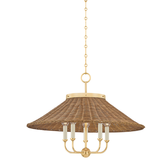 Kensington Chandelier - Aged Brass by Hudson Valley Lighting