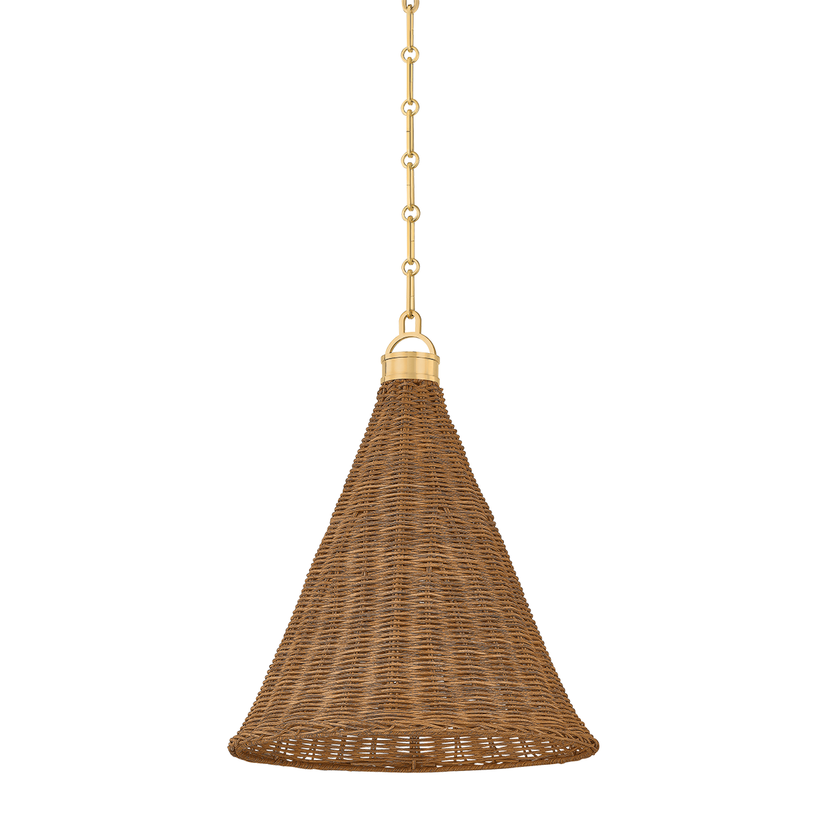 Kensington Large Pendant - Aged Brass by Hudson Valley Lighting