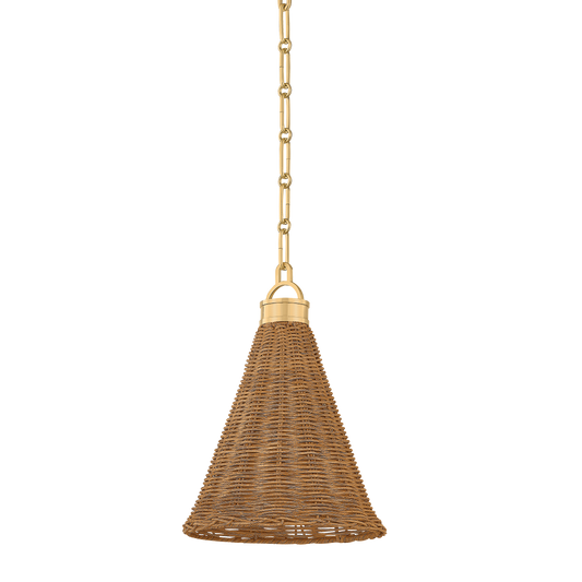 Kensington Pendant - Aged Brass by Hudson Valley Lighting
