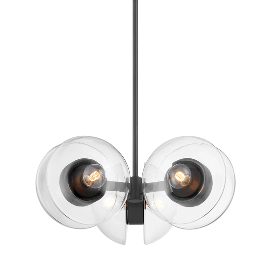 Kert Chandelier - Black Brass by Hudson Valley Lighting