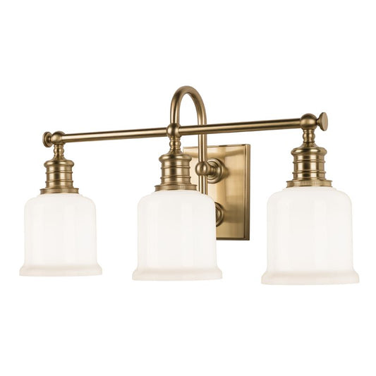 Keswick 3-Light Vanity Light - Aged Brass by Hudson Valley Lighting