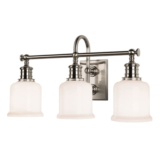 Keswick 3-Light Vanity Light - Satin Nickel by Hudson Valley Lighting
