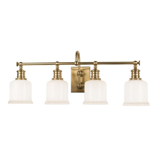 Keswick 4-Light Vanity Light - Aged Brass by Hudson Valley Lighting