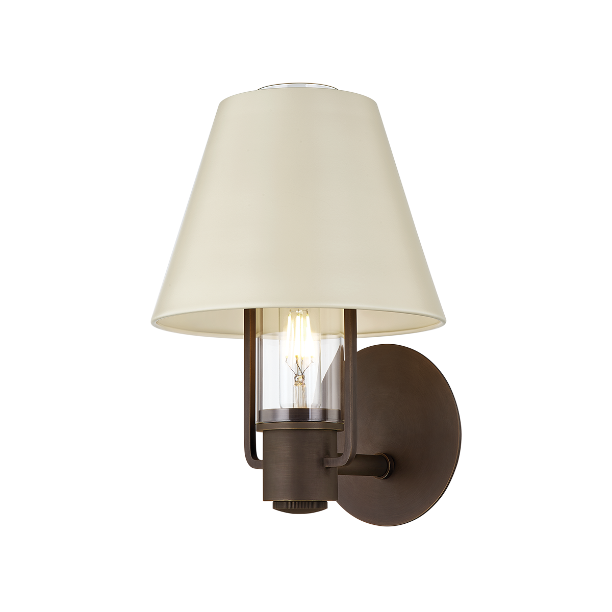 Kindle Wall Sconce - 1-Light - Bronze - Troy Lighting B1613-BRZ/SSD