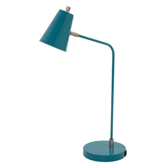 Kirby LED Table Lamp - K150-TL - Teal by House of Troy