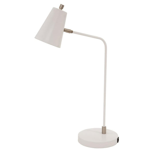 Kirby LED Table Lamp - K150-WT - White by House of Troy