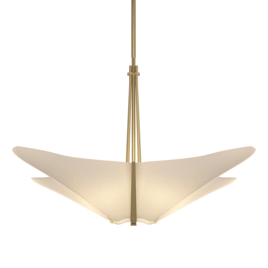 Kirigami 4-Light Pendant - Modern Brass by Hubbardton Forge