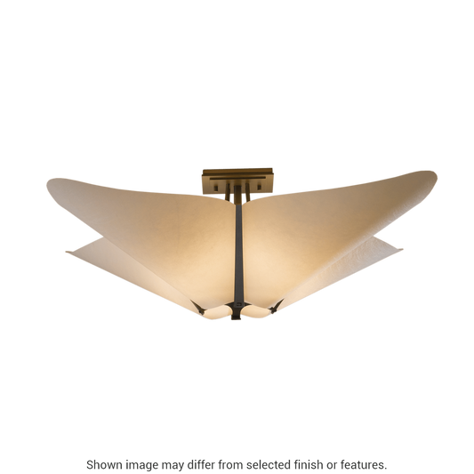 Kirigami Semi-Flush - Ink by Hubbardton Forge