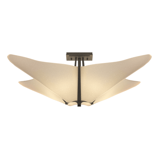 Kirigami Semi-Flush - Natural Iron by Hubbardton Forge