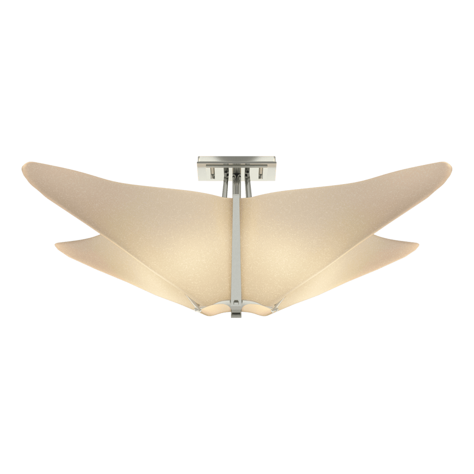Kirigami Semi-Flush - Sterling by Hubbardton Forge