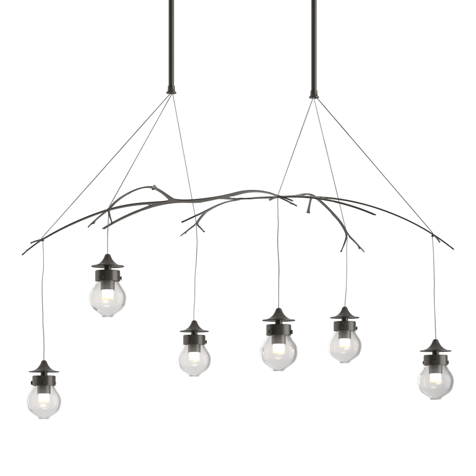 Kiwi Pendant - Dark Smoke by Hubbardton Forge