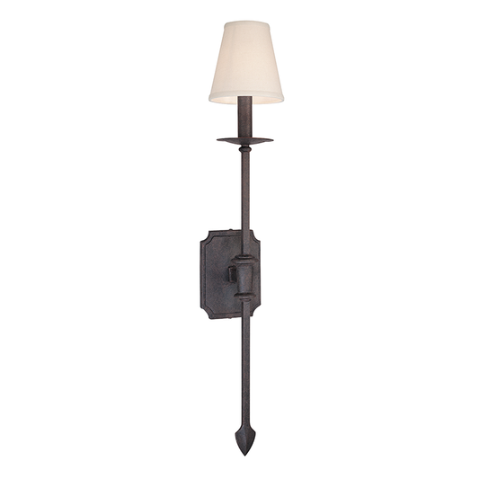 La Brea Wall Sconce - 1-Light - Textured Iron - Troy Lighting B2481-TRN
