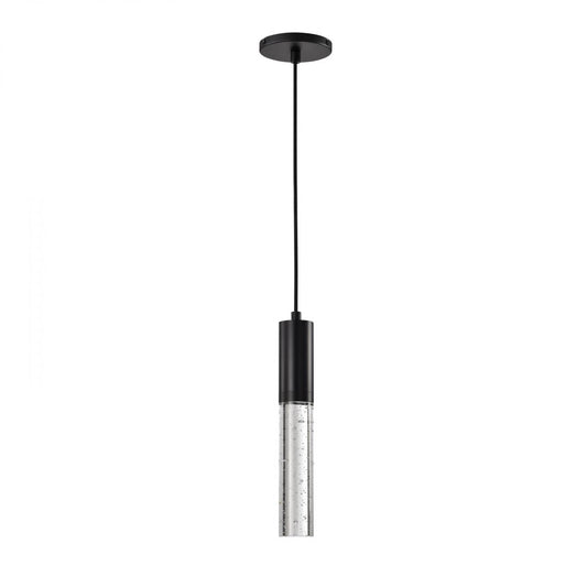 Lacey - 2 Inch LED Mini Pendant - RGB/TW - Starfish Enabled - Matte Black with K9 Bubble Crystal - Satco 62-6001