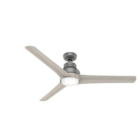 Lakemont 60" LED Fan - Matte Silver by Hunter