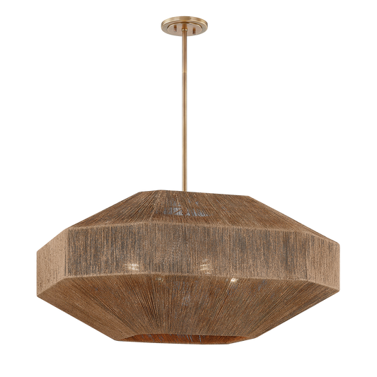 Laken Chandelier - 4-Light - Patina Brass - Troy Lighting F3636-PBR