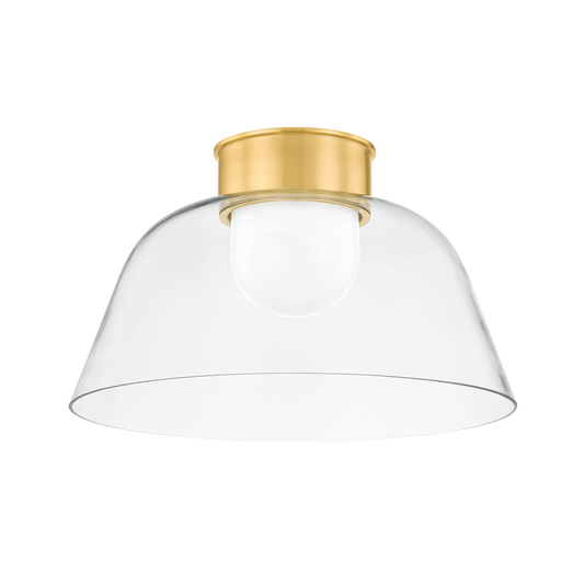 Lakeside Large Flush Mount - Aged Brass by Hudson Valley Lighting