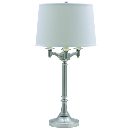 Lancaster Six-Way Table Lamp - L850-SN - Satin Nickel by House of Troy