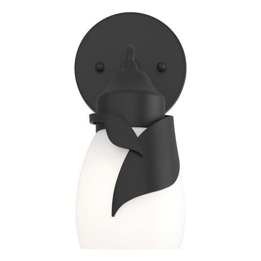 Lapas 1-Light Bath Sconce - Black by Hubbardton Forge