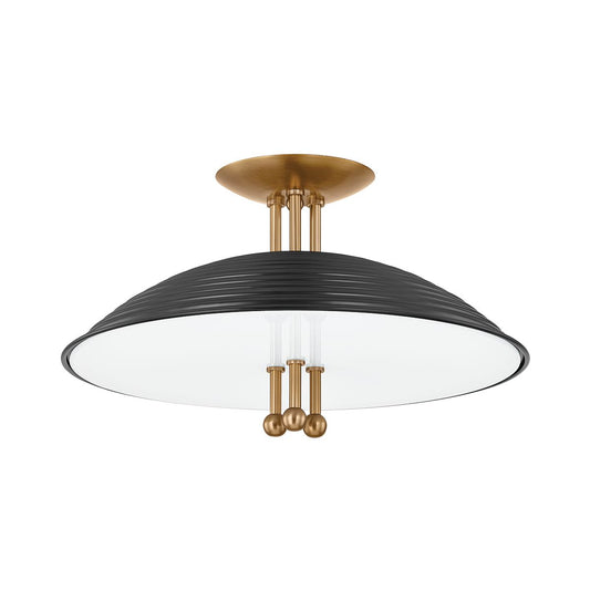 Larkin Semi Flush Ceiling Light by Troy Lighting