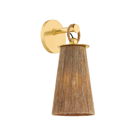 Lauz Wall Sconce - 1-Light - Aged Brass - Mitzi H1038101-AGB