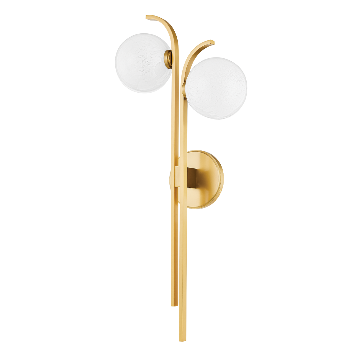 Laval Wall Sconce - 2-Light - Aged Brass by Hudson Valley Lighting