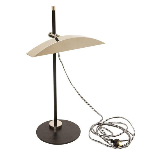 LED Ultra-wide Desk Lamp - DSK500-BLKPN - Black/Polished Nickel by House of Troy