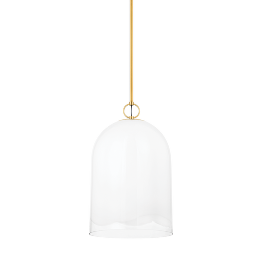 Lennon Large Pendant - 1-Light - Aged Brass - Mitzi H788701L-AGB