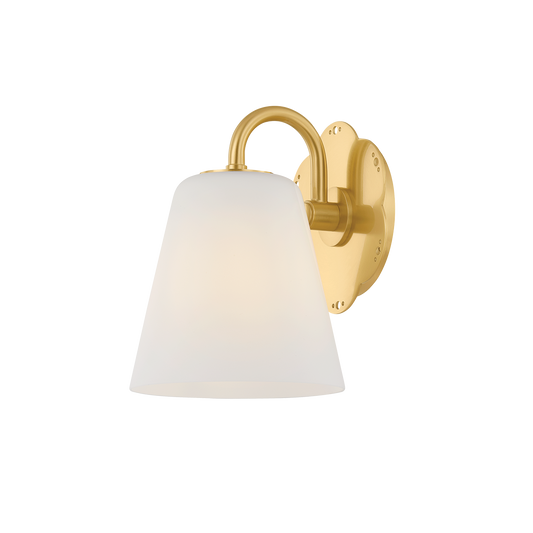 Leonella Bath Sconce - Aged Brass - Mitzi H1017301-AGB