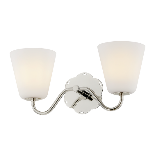 Leonella Vanity Light - 2-Light - Polished Nickel - Mitzi H1017302-PN