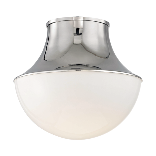 Lettie Large Flush Mount - Polished Nickel by Hudson Valley Lighting