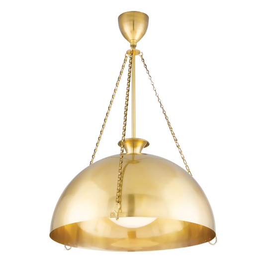 Levette Large Pendant - Aged Brass by Hudson Valley Lighting