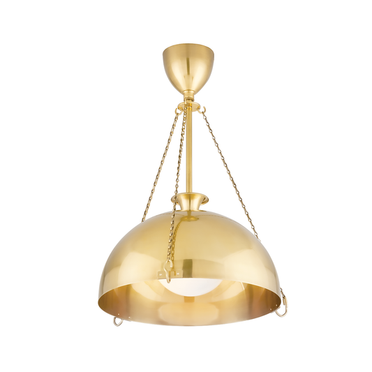 Levette Pendant - Aged Brass by Hudson Valley Lighting