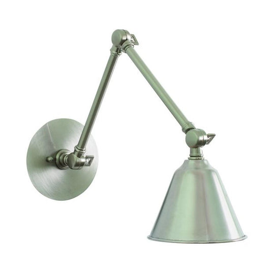 Library Adjustable LED Wall Swing Lamp - LLED30-SN - Satin Nickel by House of Troy