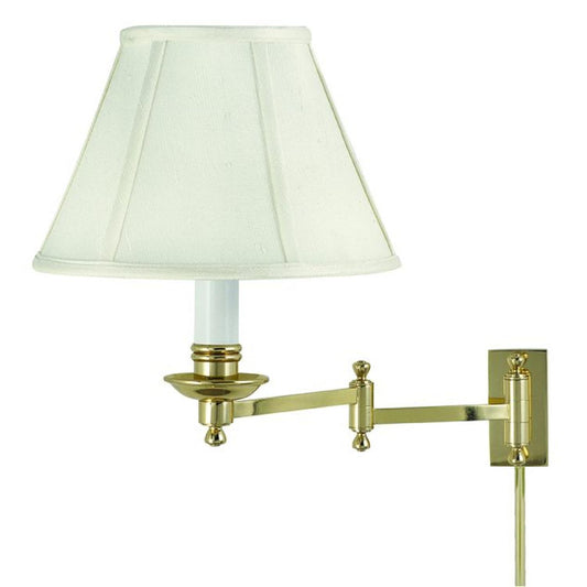 Library Wall Swing Arm Lamp - LL660-PB - Polished Brass by House of Troy