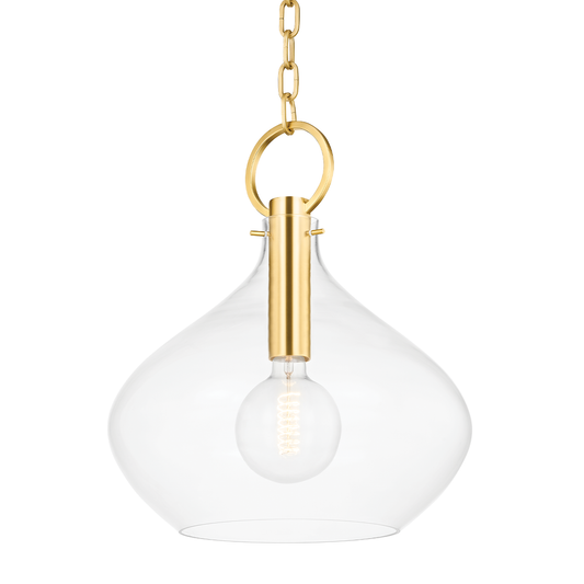 Lina Pendant - Aged Brass by Hudson Valley Lighting
