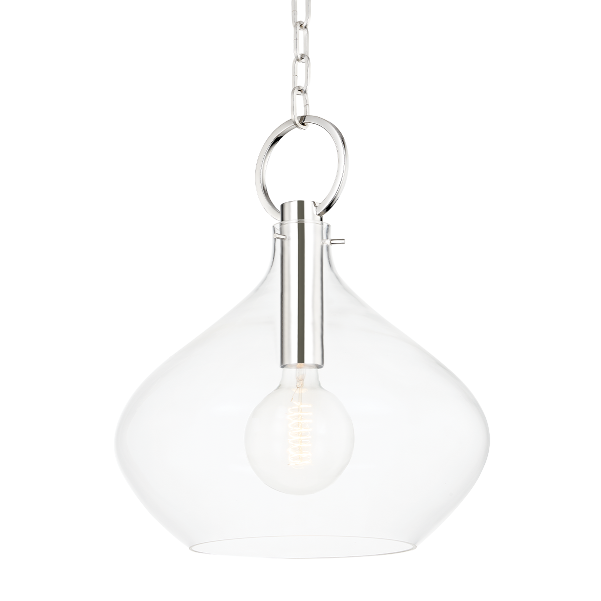 Lina Pendant - Polished Nickel by Hudson Valley Lighting