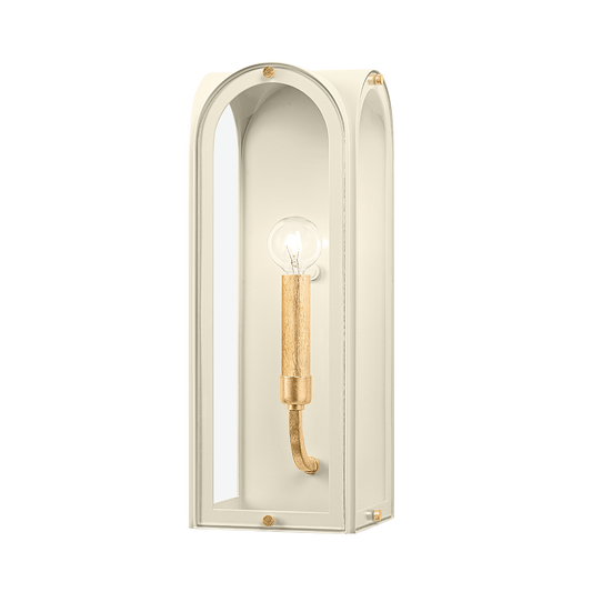 Lincroft Wall Sconce - Vintage Gold Leaf/Soft Sand by Hudson Valley Lighting