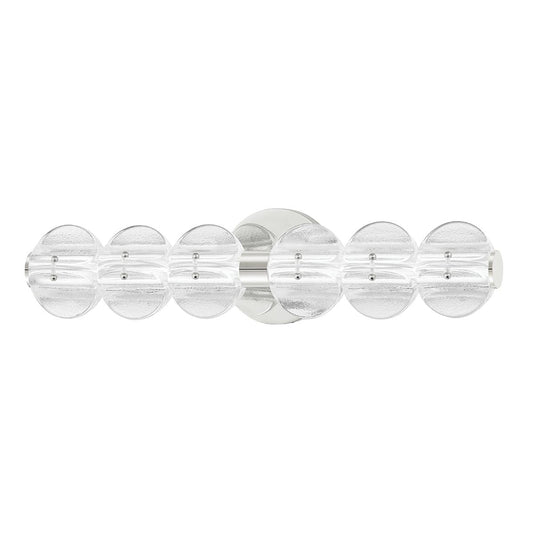 Lindley 6-Light Vanity Light - Polished Nickel by Hudson Valley Lighting