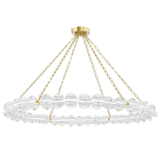 Lindley Large Chandelier - Aged Brass by Hudson Valley Lighting