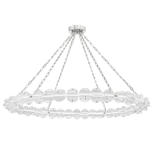 Lindley Large Chandelier - Polished Nickel by Hudson Valley Lighting