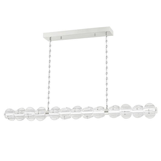 Lindley Linear Chandelier - Polished Nickel by Hudson Valley Lighting