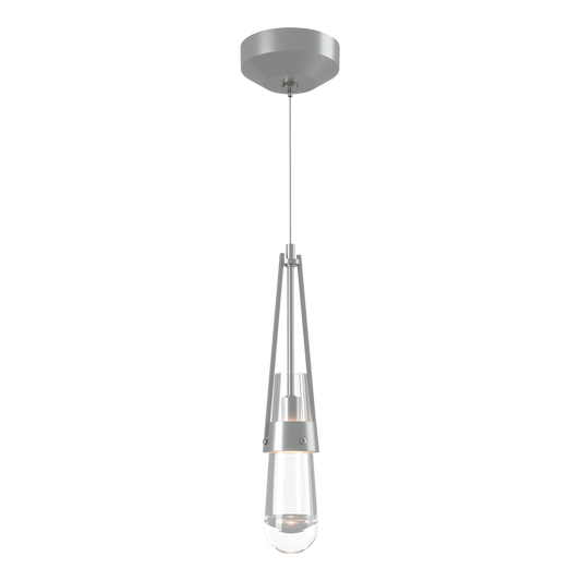 Link Clear Glass Low Voltage Mini Pendant - Vintage Platinum by Hubbardton Forge