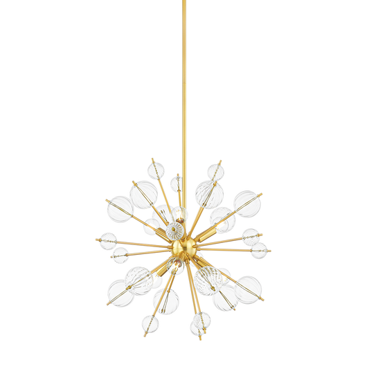 Linnea Chandelier - 6-Light - Aged Brass - Mitzi H794806-AGB
