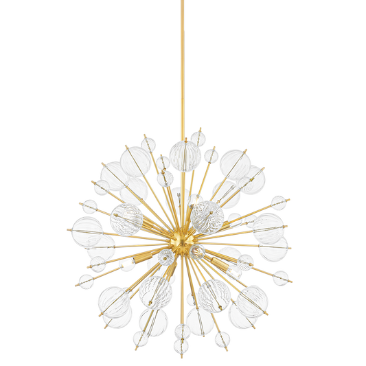 Linnea Chandelier - 8-Light - Aged Brass - Mitzi H794808-AGB