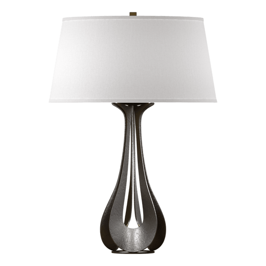 Lino Table Lamp - Oil Rubbed Bronze - Flax Shade by Hubbardton Forge
