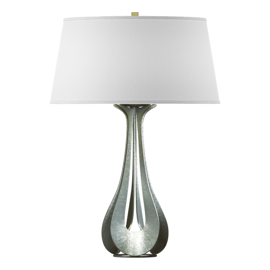 Lino Table Lamp - Vintage Platinum - Natural Anna Shade by Hubbardton Forge