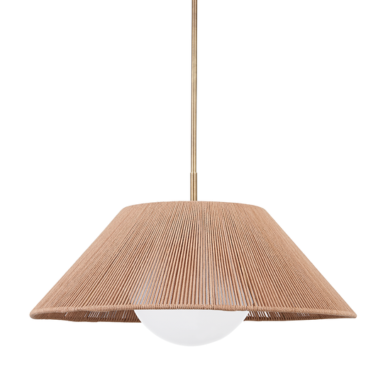 Lisbon Pendant - 1-Light - Patina Brass - Troy Lighting F3329-PBR