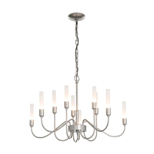 Lisse 10-Arm Chandelier - Vintage Platinum by Hubbardton Forge